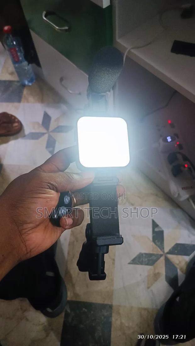 Flexible Ring Light Tripod With Microphone. Selfie Stick And Remote photo 5