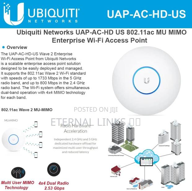 Ubiquiti Unifi Hd 802.11ac Wave 2 Enterprise Wi-Fi Ap (Uap-Ac-Hd) photo 3