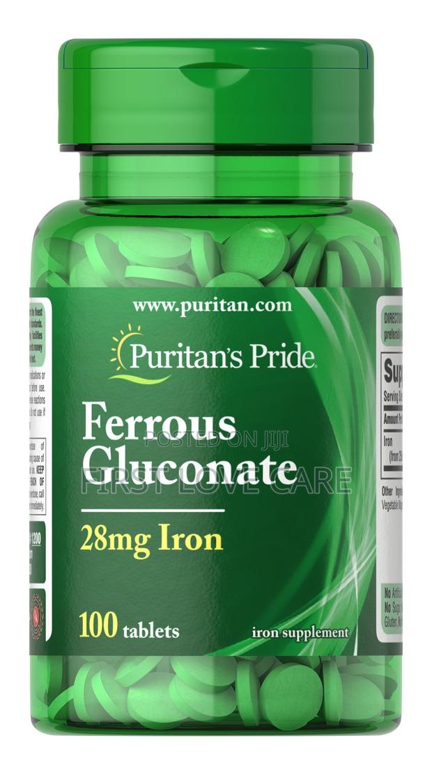 Puritan's Pride Ferrous Gluconate 28mg Iron · Photo 2