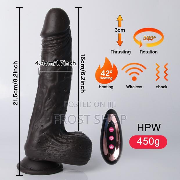 Brown Realistic Dildo Vibrator Huge Penis With Suction Cup · Photo 4