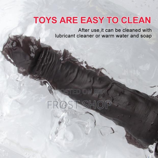 Brown Realistic Dildo Vibrator Huge Penis With Suction Cup · Photo 3