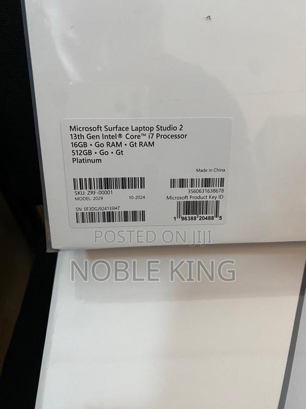New Microsoft Surface Laptop Studio 2 16GB Intel Core I7 SSD 512GB photo 4