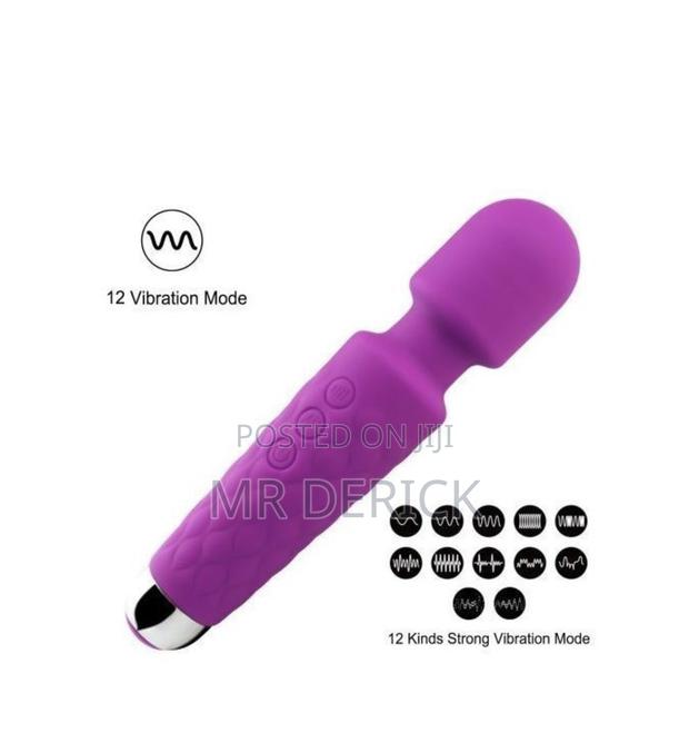 Av Wand 8 Speeds 20 Vibrating Dildo Vibrator - Purple · Photo 2