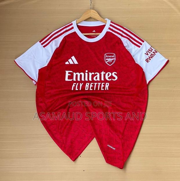 Original Arsenal Jersey And Muffler At Cool Price