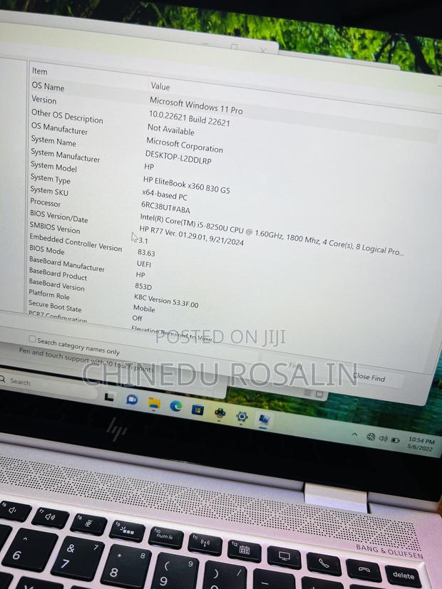 Laptop HP EliteBook 830 G5 8GB Intel Core I5 SSD 256GB photo 5
