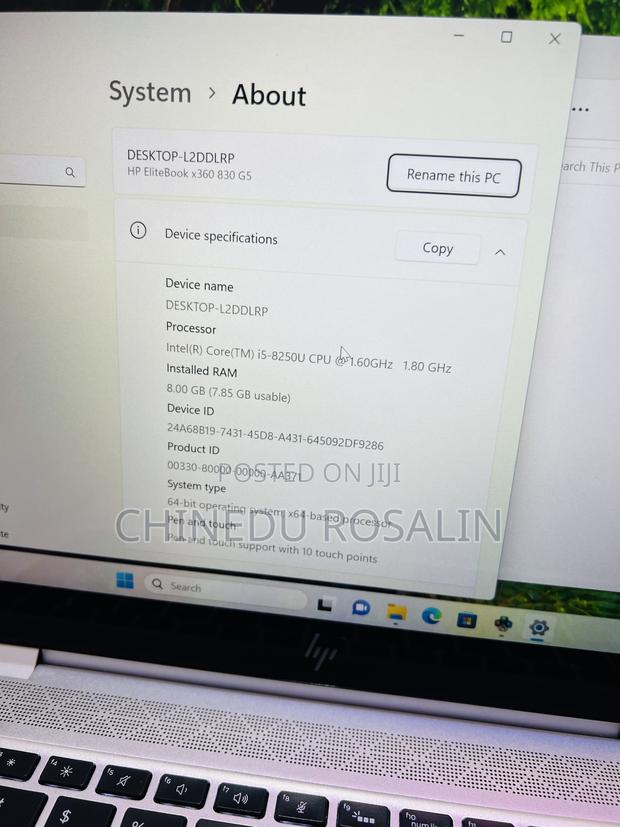 Laptop HP EliteBook 830 G5 8GB Intel Core I5 SSD 256GB photo 4