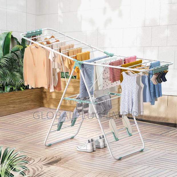 Foldable Clothes Drying Rack Space-Saving Perfect for All Seasons! photo 2