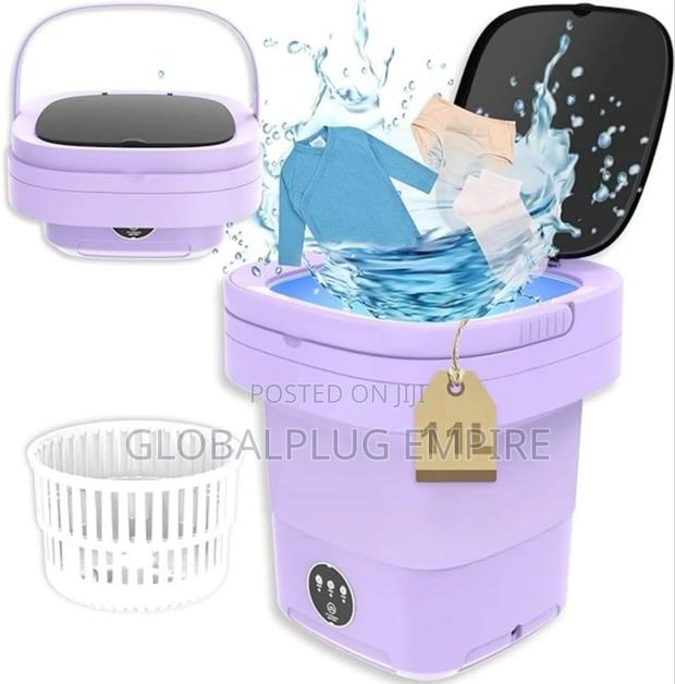 Foldable Mini Washing Machine Compact, Powerful Easy to Use!