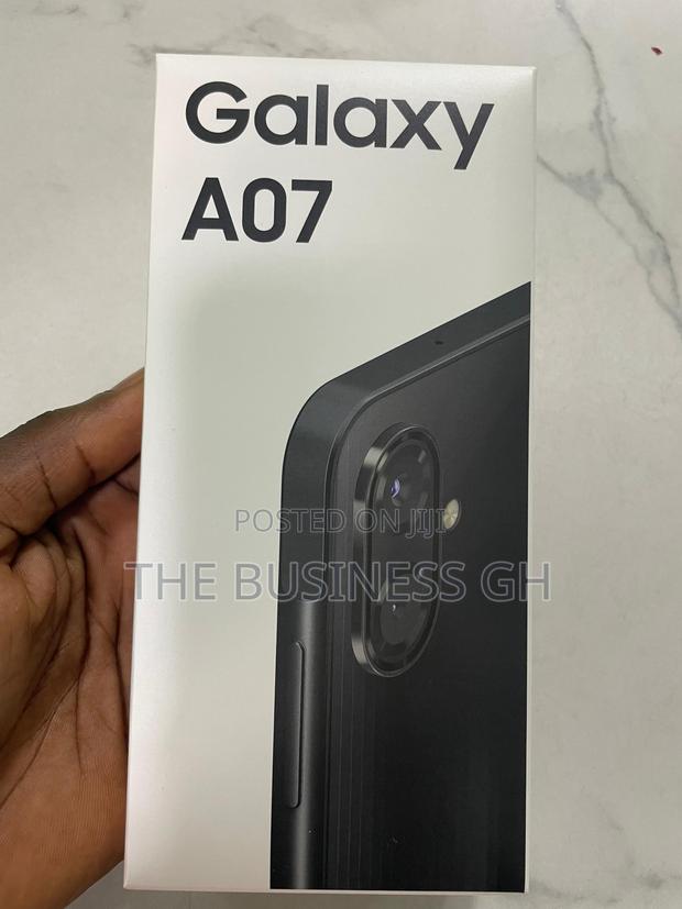 New Samsung Galaxy A07 4G 128 GB Black