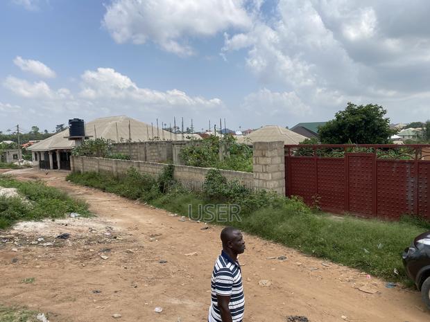 Gated Land With an Uncompleted Story Building at Domeabra Near Knust photo 5
