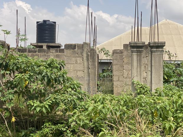 Gated Land With an Uncompleted Story Building at Domeabra Near Knust photo 8