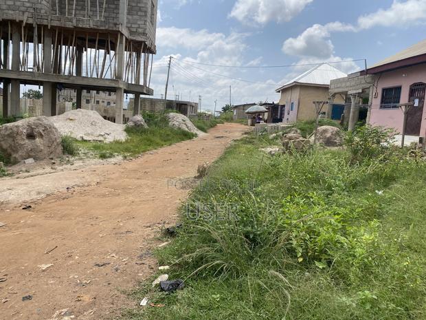 Gated Land With an Uncompleted Story Building at Domeabra Near Knust photo 12