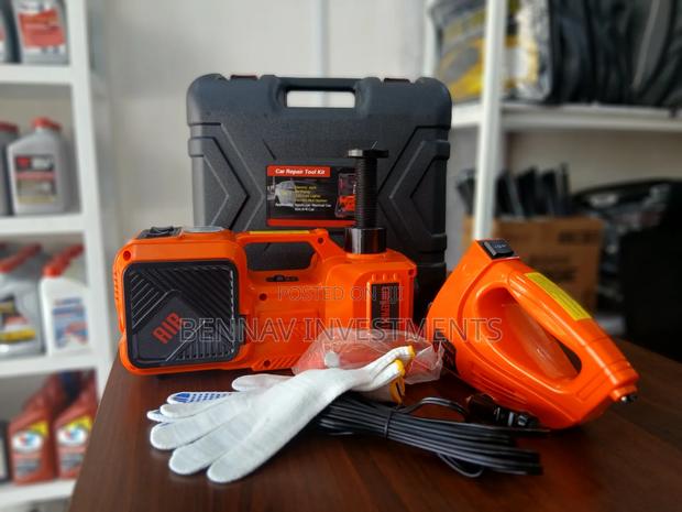 3 In 1 Electric Car Jack Set With Compressor photo 2