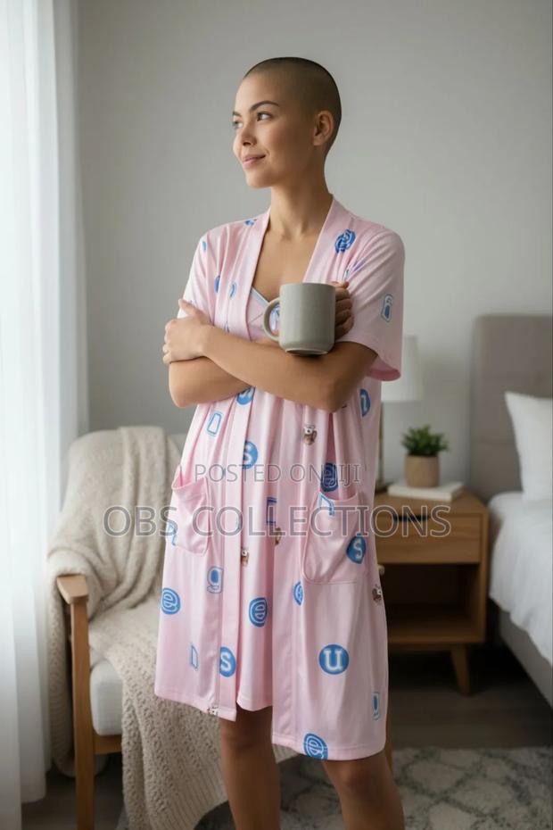 Ladies Sleepwear With Bath Coat