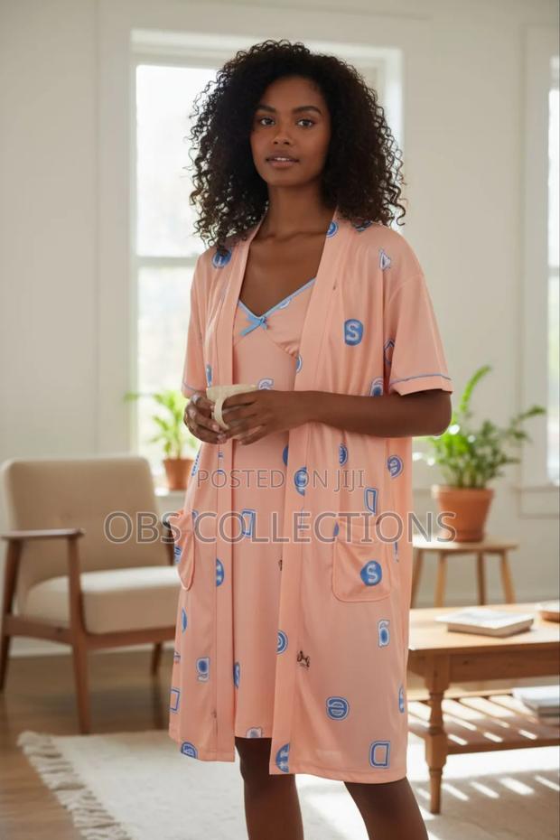 Ladies Sleepwear With Bath Coat photo 2