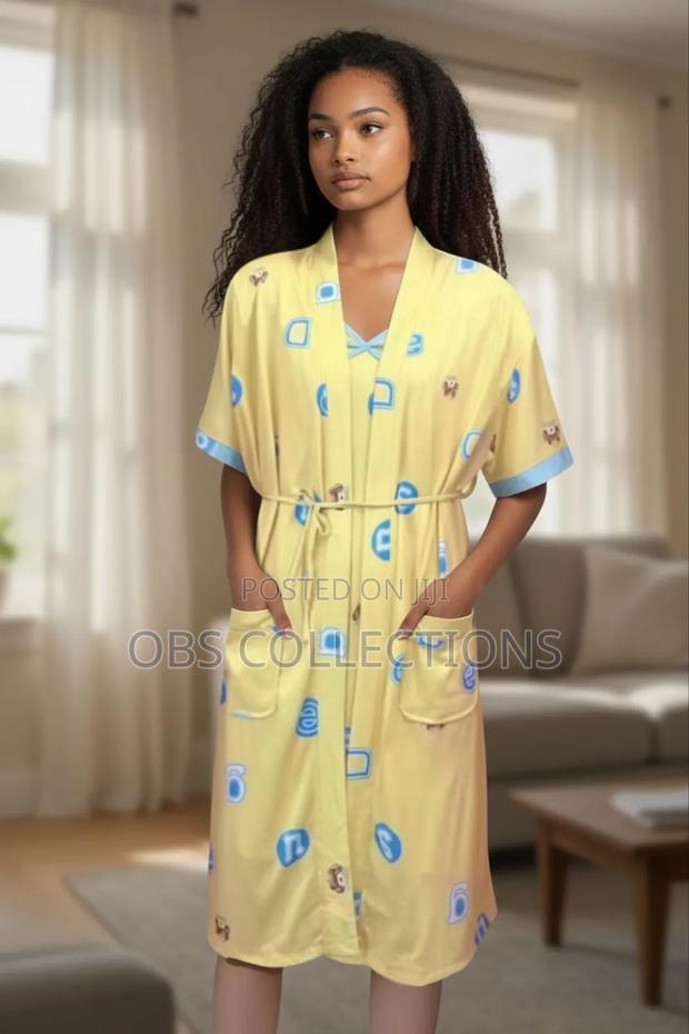 Ladies Sleepwear With Bath Coat photo 3