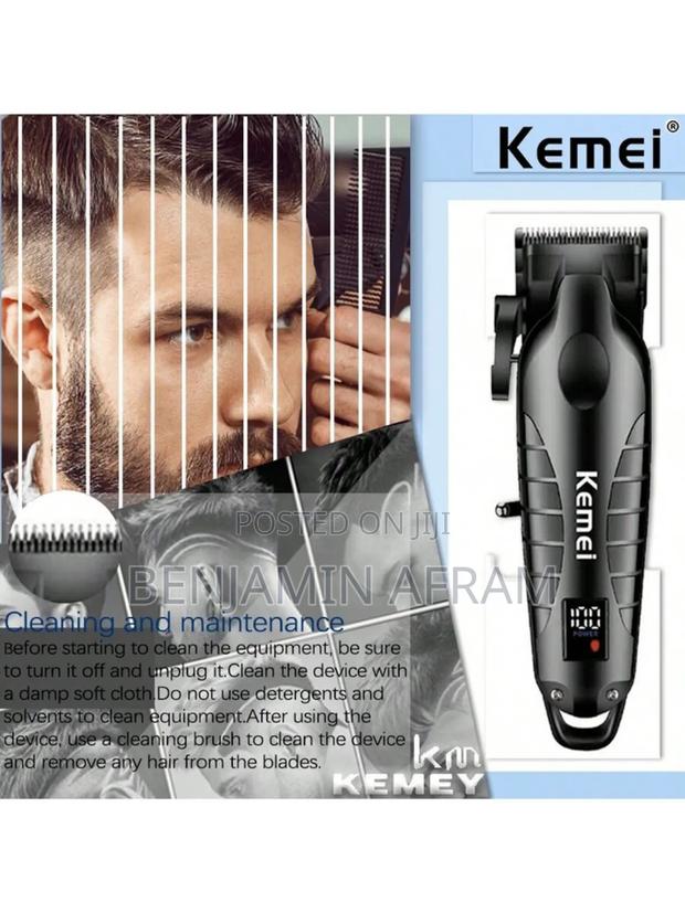 Rechargeable Hair Clippers With Sharp Blade Km-2290