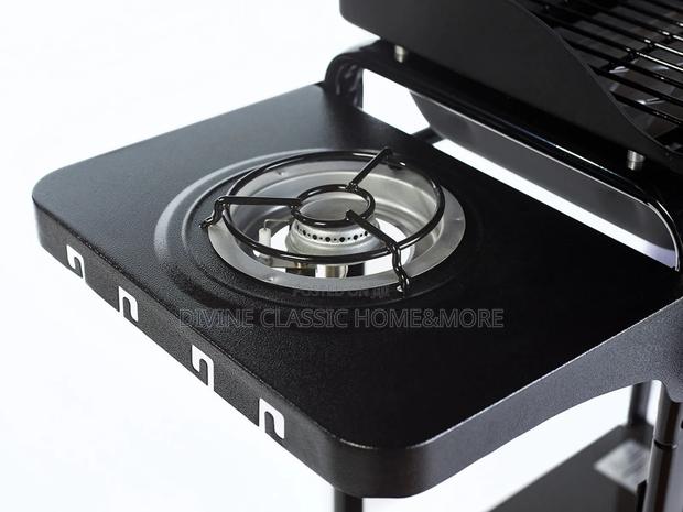 2 Burner Outback Omega 250 Gas Barbecue + Side Burner – Black photo 5