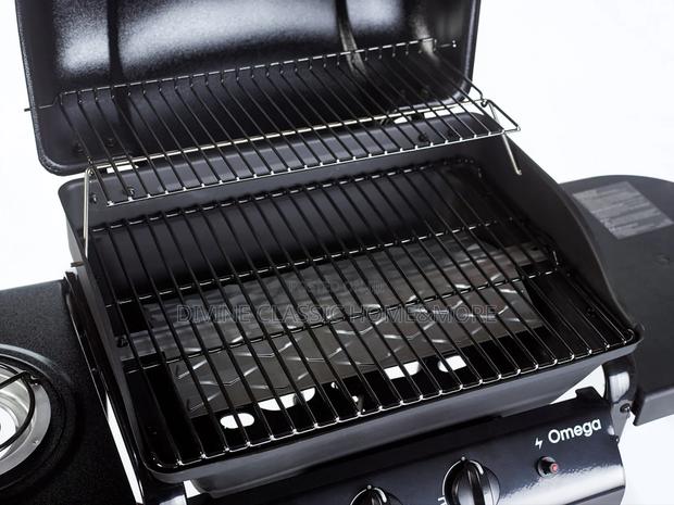 2 Burner Outback Omega 250 Gas Barbecue + Side Burner – Black photo 6