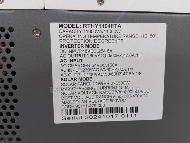 48v 11kw Solar Inverter Super Efficiency Hybrid photo 4