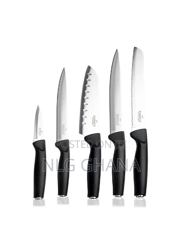 5 Knives Super Stainless Steel Boxed Set. Kar1328