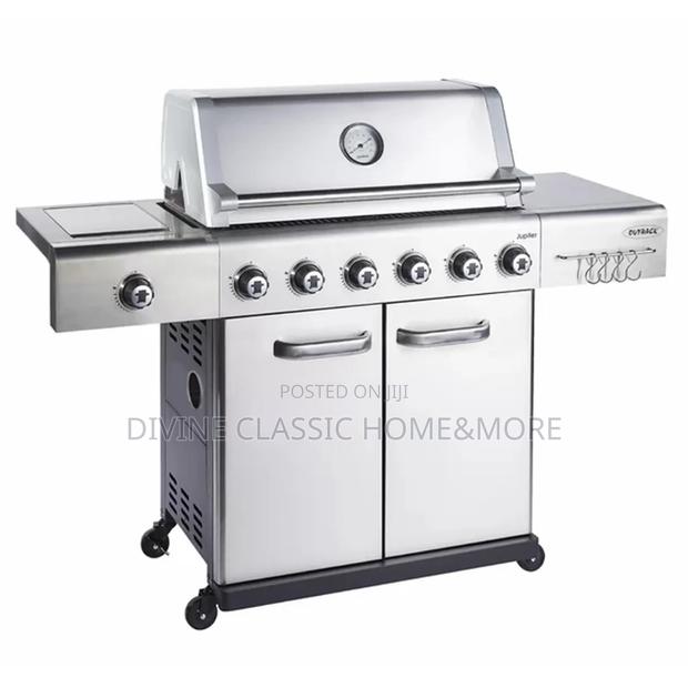 Outback Meteor 6-burner Hybrid Gas Charcoal Bbq With Multi-cook Plate photo 4