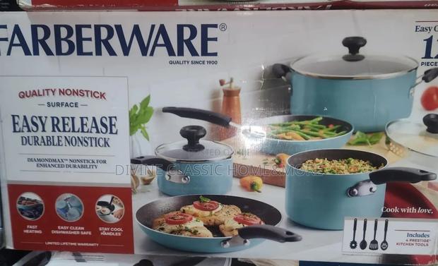 Farberware Easy Clean 12 PCS Nonstick Cookware Set With Cooking Tools photo 4
