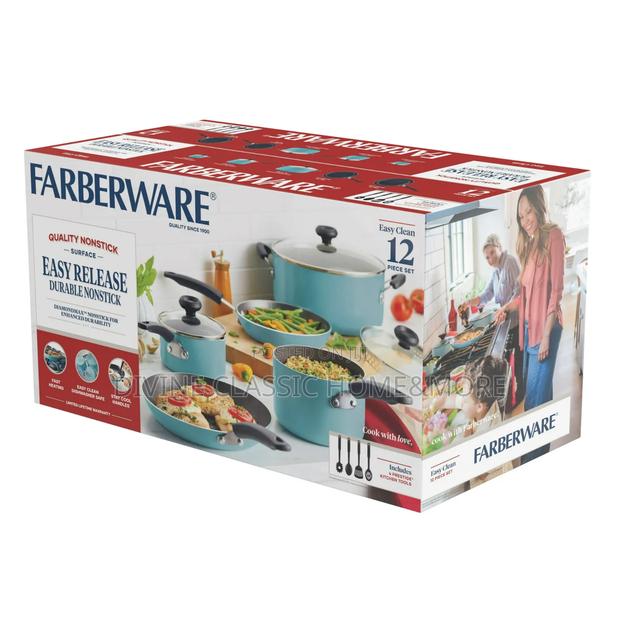 Farberware Easy Clean 12 PCS Nonstick Cookware Set With Cooking Tools photo 7
