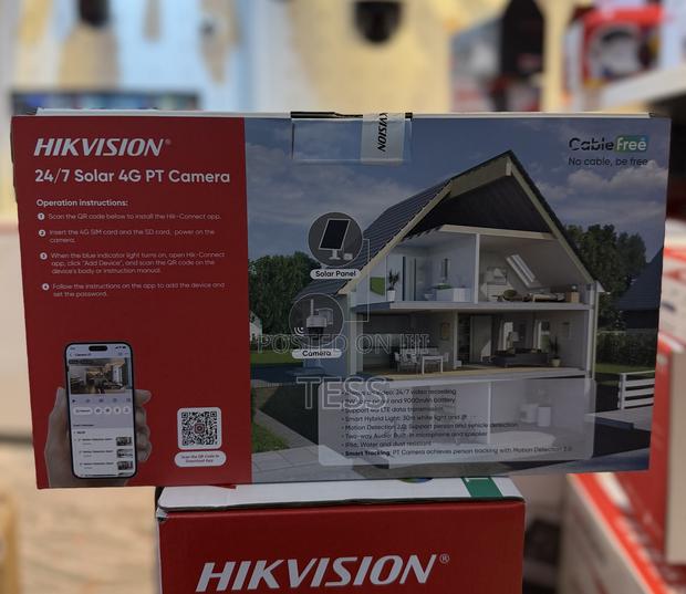 Hikvision Solar 4g Sim Camera SP4 Mini PTZ 4mp Ds-2cfsp4/4g · Photo 2
