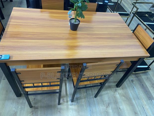 Wood Color Dining Set With 6chairs photo 3