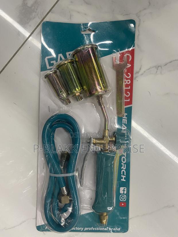 Gas Heat Blow Torch With Multiple Burner Heads And Hose