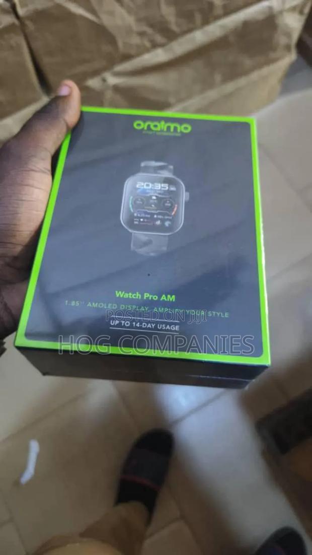 Oraimo Pro Am 1.85′′ Amoled Ip68 Smart Watch in Accra-Delivery in 2hrs · Photo 3