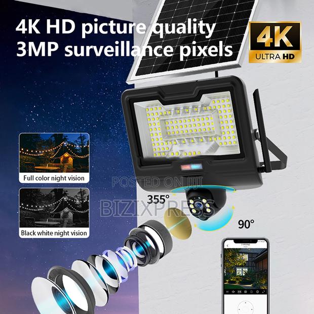 4g Floodlight Solar Camera-600w photo 5