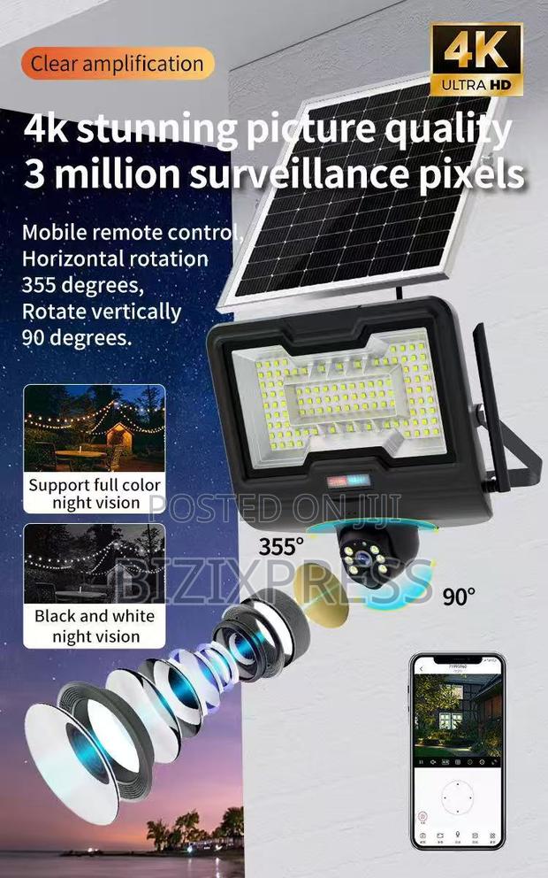 4g Floodlight Solar Camera-600w photo 8