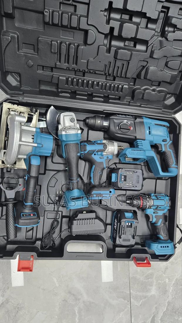 5 Set of Power Tools With 4ah Batteries 2 PCS photo 3
