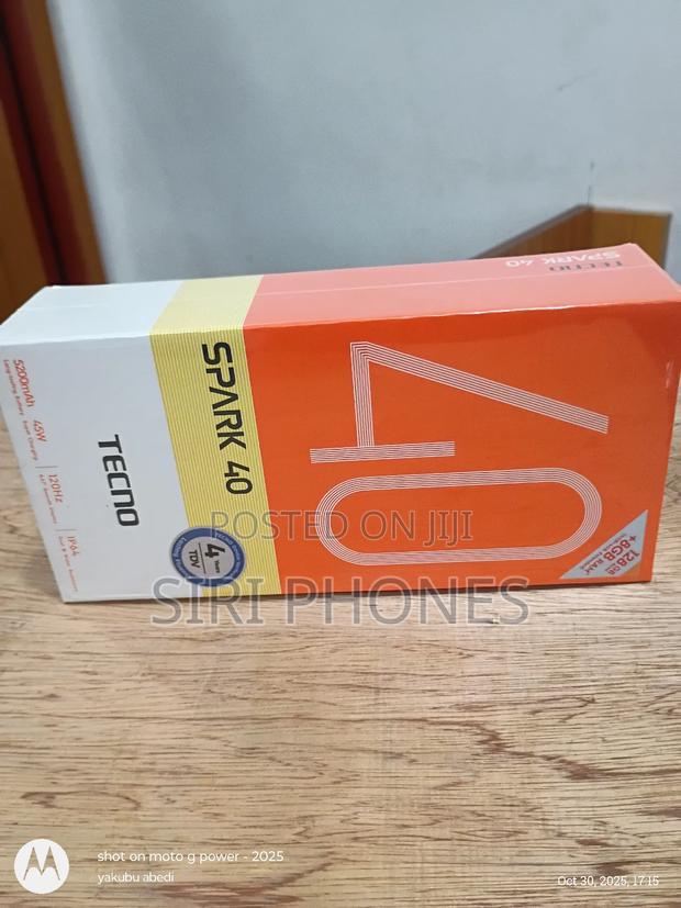 New Tecno Spark 40 128 GB Black photo 2