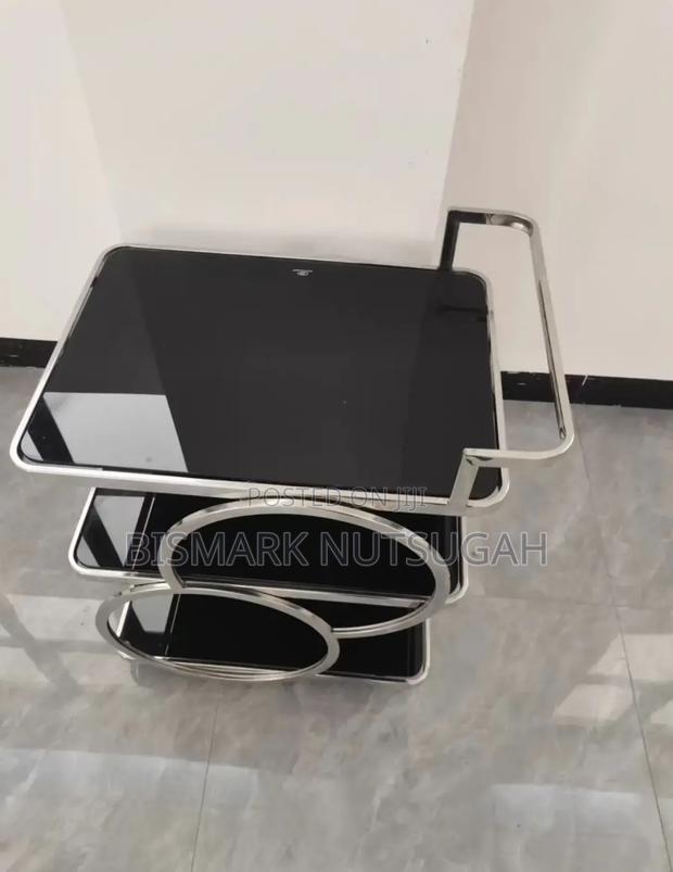 Modern 3-tier Hotel Drink Bar Cart Trolley photo 11