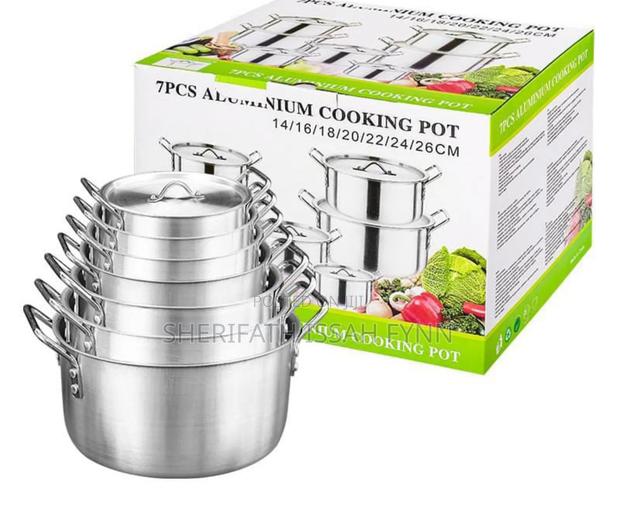 7 Pieces Aluminum Cooking Pot · Photo 3