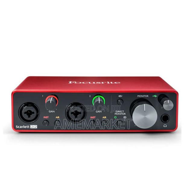 Focusrite Scarlett 2i2 3rd Gen 2x2 Usb Audio Interface Audio Interface