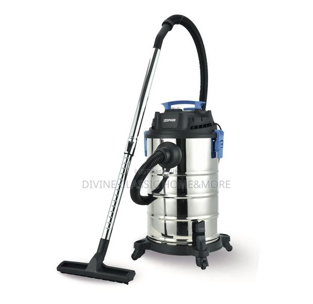 30lit Zephir Wet Dry Industrial Vacuum Cleaner With Wheels