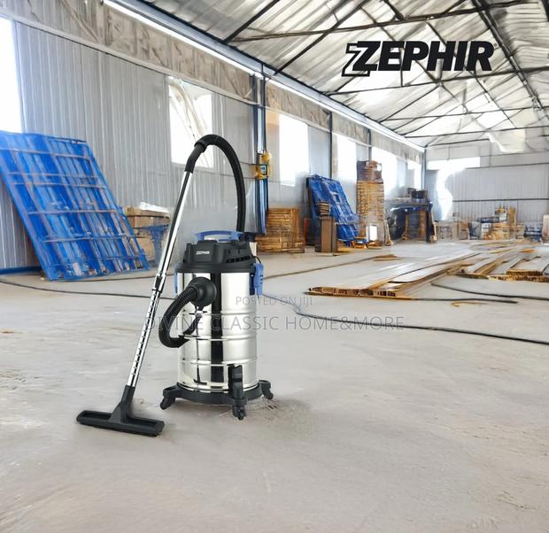 30lit Zephir Wet Dry Industrial Vacuum Cleaner With Wheels photo 2