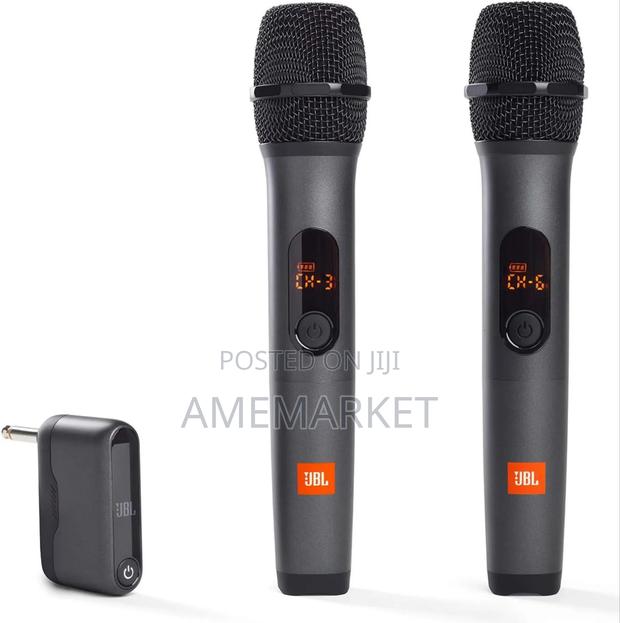 JBL Wireless Two Microphone System With Dual-Channel Receiver