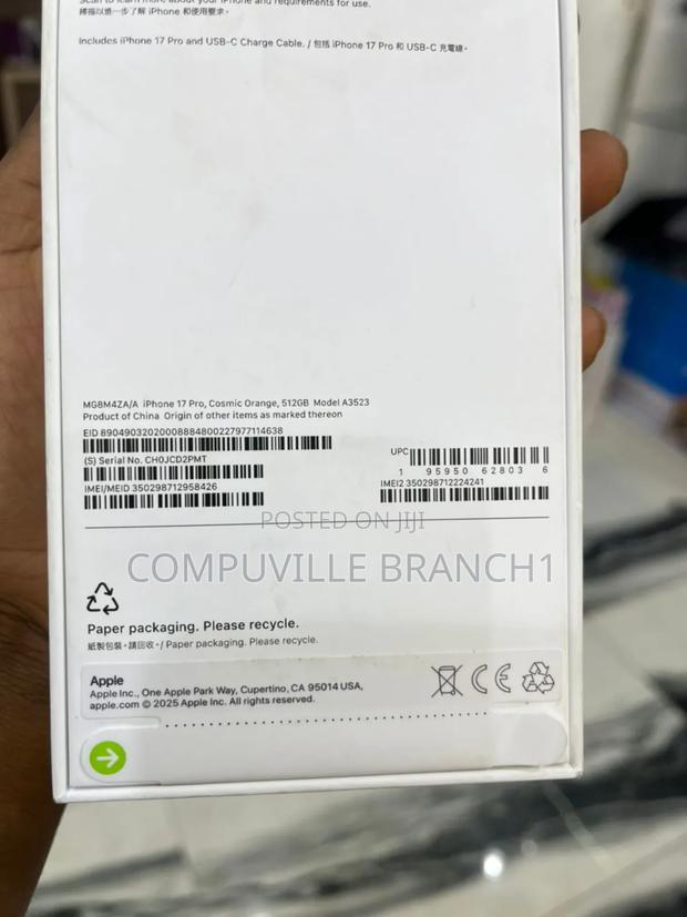 New Apple iPhone 17 Pro 512 GB Orange photo 3