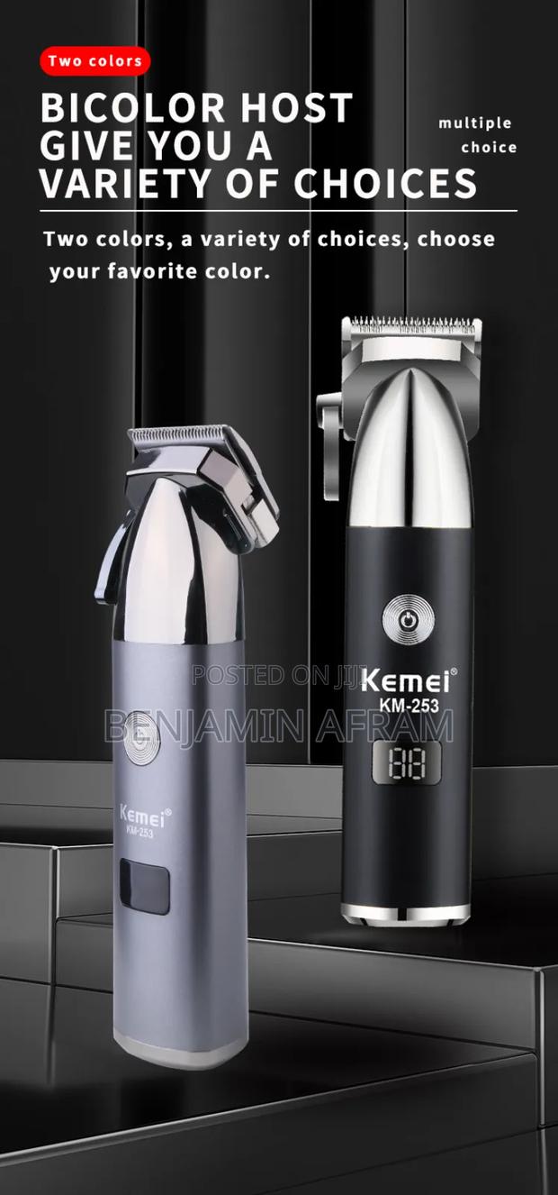 Kemei Pro Line Fade Hair Clippers photo 3