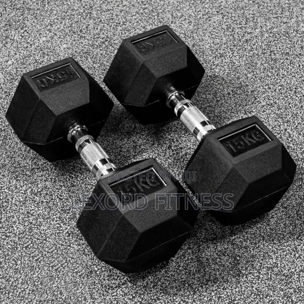 Dumbbells 15kg Pair · Photo 3