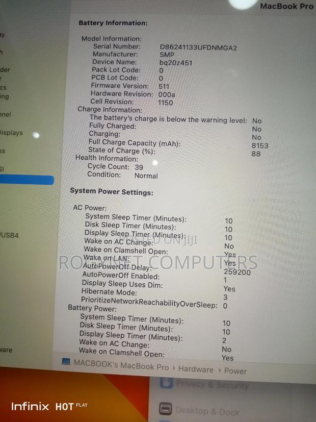 Laptop Apple MacBook Pro 2012 8GB Intel Core i7 SSD 256GB photo 7