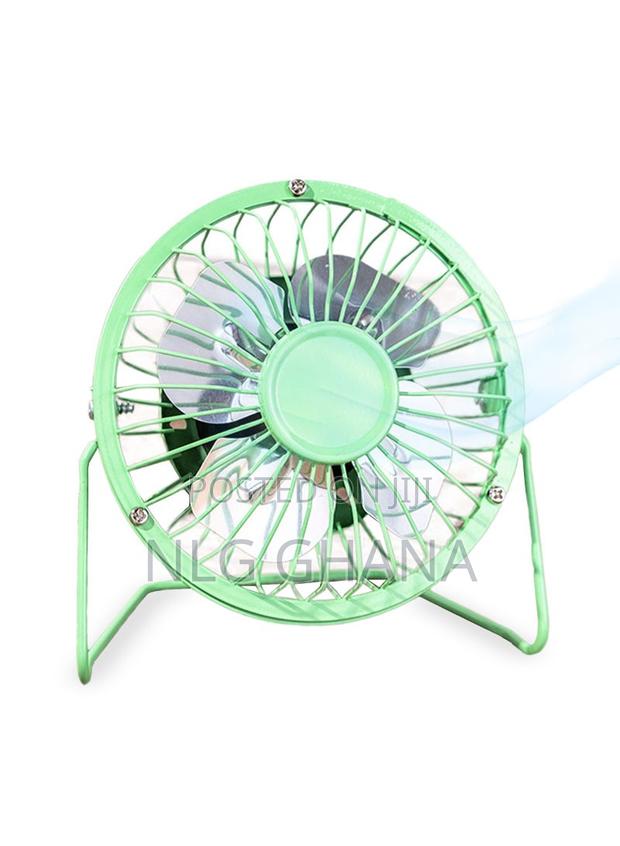 360-Degree Adjustable Wrought Iron Portable Table Fan. Tvx9391 photo 3