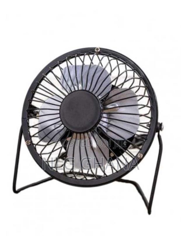 360-Degree Adjustable Wrought Iron Portable Table Fan. Tvx9391 photo 4