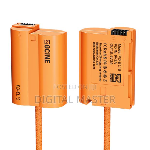 Zgcine Usb-c Pd To El15 For Nikon Dummy Battery Cable photo 5