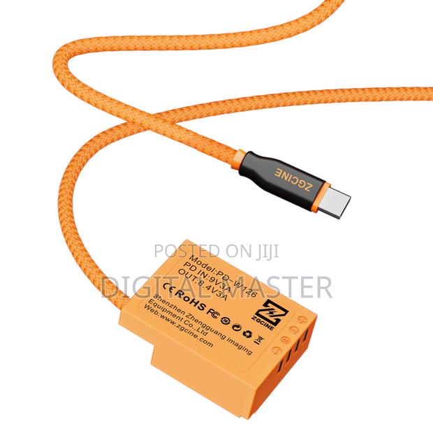 Zgcine Usb-c Pd To W126 For Fujifilm Dummy Battery Cable photo 4